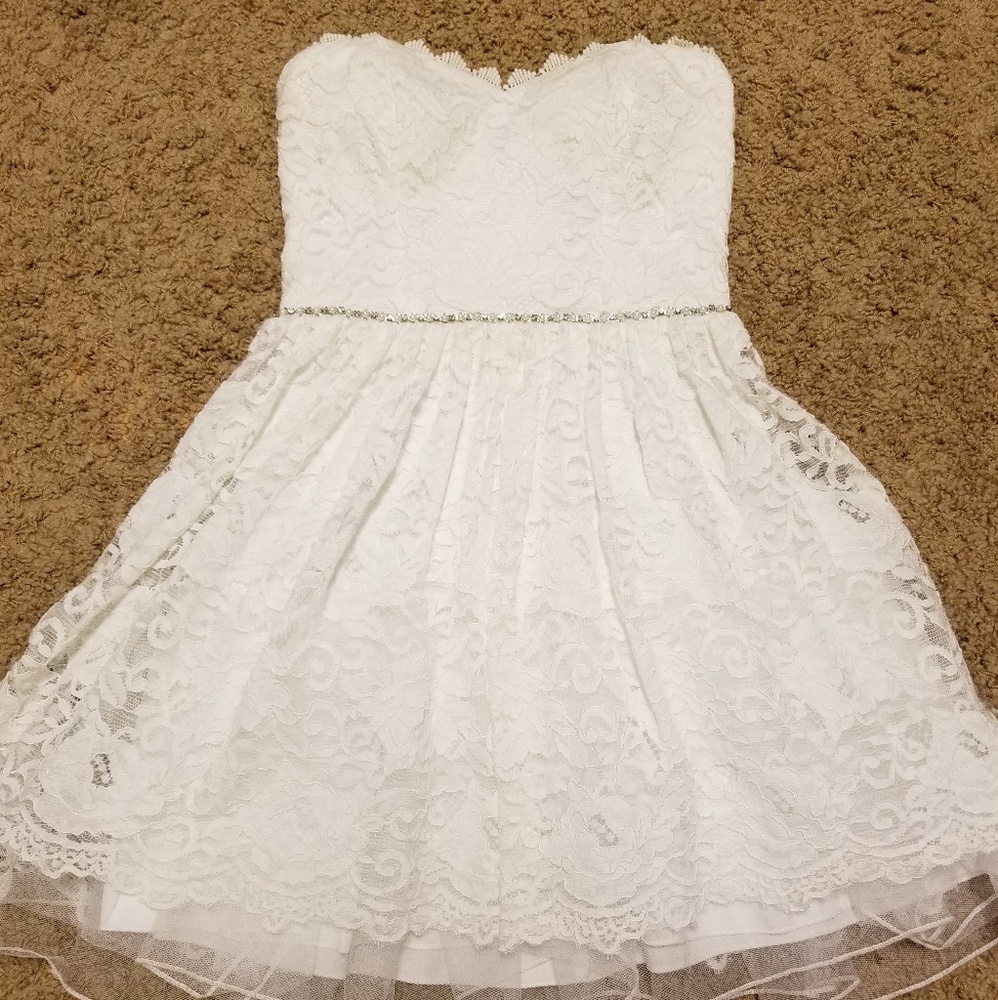 White Lace Jodi Kristopher Dress